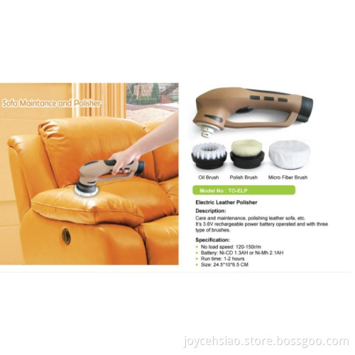 Cordless leather care
